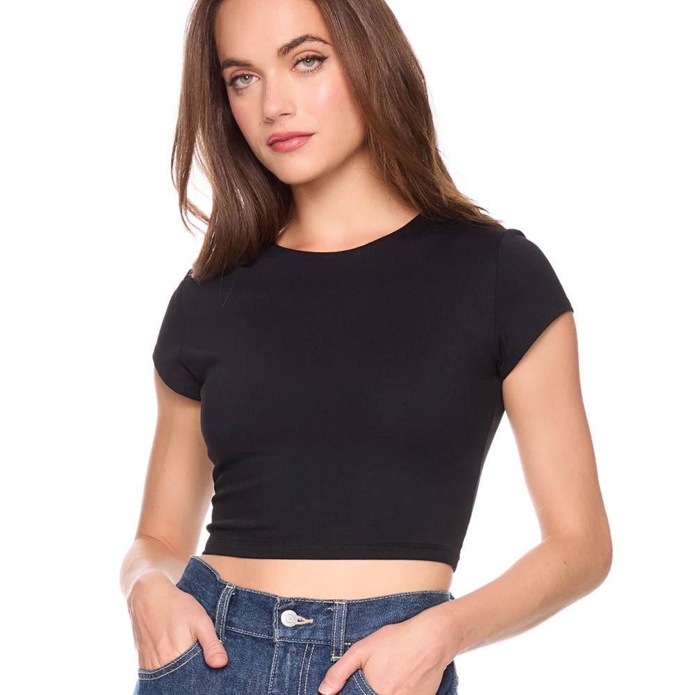 Susan Monaco Scoop Back Crop Top